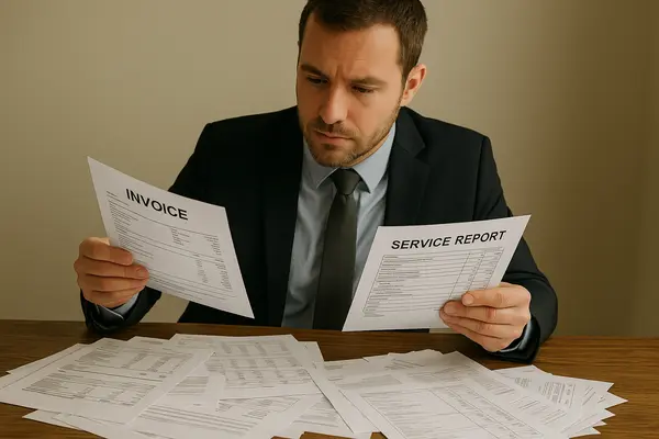 a lawyer sitting in his office reading legal documents from EZ Lemon Law Lawyer in Keller, TX - Keller TX a lawyer sitting in his office reading legal documents from EZ Lemon Law Lawyer in Keller, TX - Keller TX