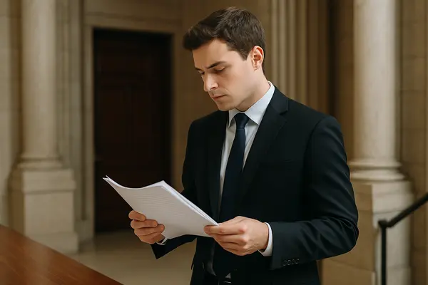 a young lawyer focused on reading a legal document from EZ Lemon Law Lawyer in Fort Worth, TX - Lemon las for Nissan a young lawyer focused on reading a legal document from EZ Lemon Law Lawyer in Fort Worth, TX - Lemon las for Nissan